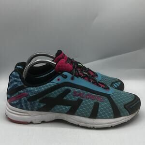 Salming Distance D6 Womens Size 10.5 Teal/Black/Pink Running Walking Sneakers